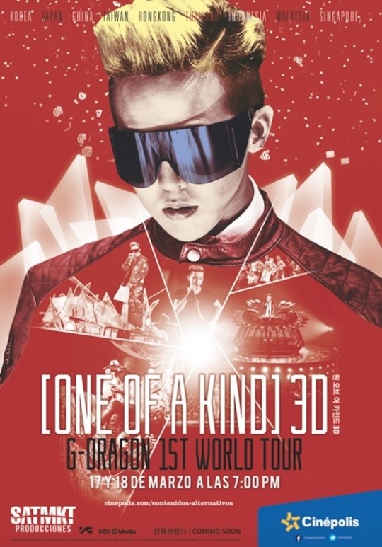 G-Dragon to Release “One of a Kind” World Tour Documentary in South America