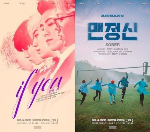 BIGBANG Tops Domestic Music Charts With “If You” and “Sober”