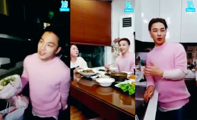 BIGBANG’s Taeyang Makes First Ever Visit to a Fan’s Home During Live Broadcast