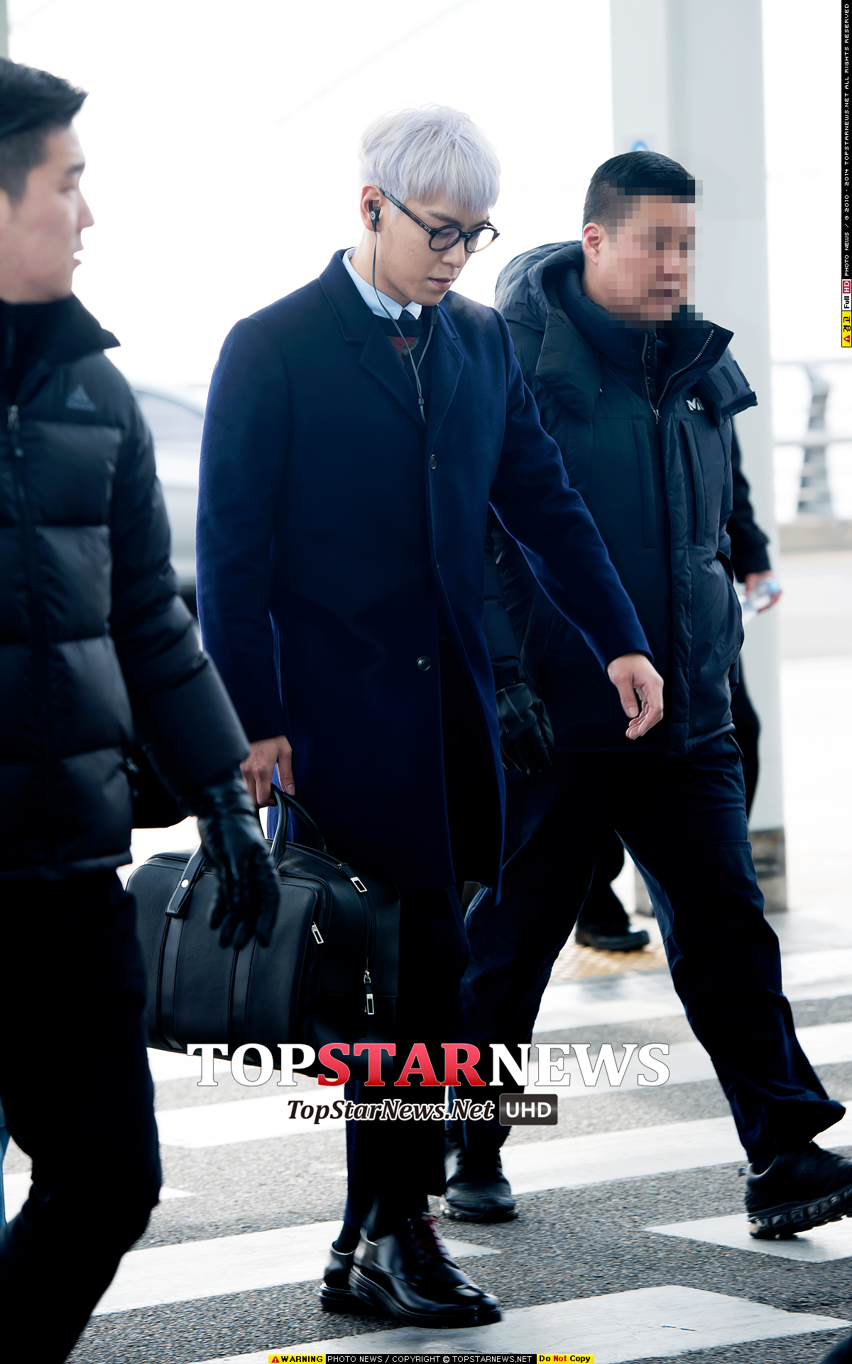 TOP G-Dragon Departure Seoul Incheon To Paris 2016-01-22 HQs (3)