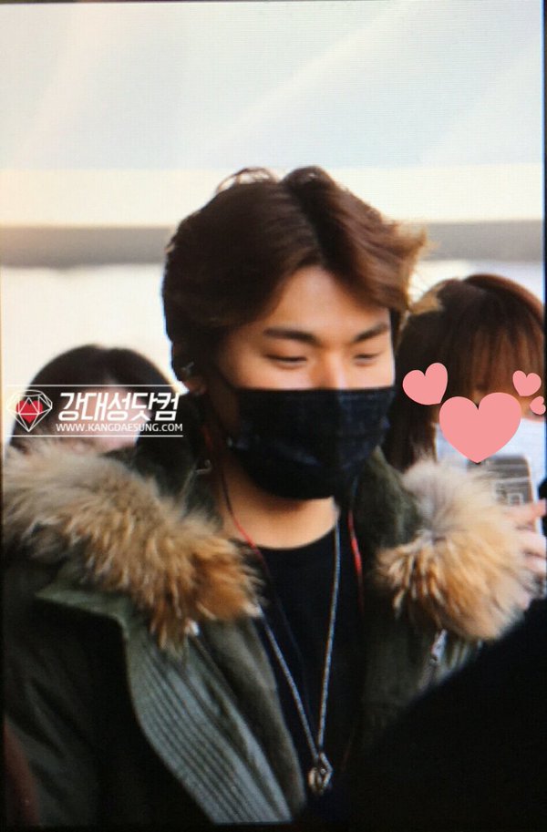 Daesung Arrival Seoul From Tokyo 2016-02-09 (1)