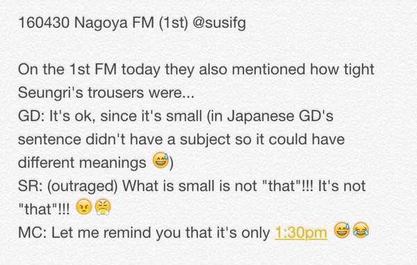 2 BIGBANG FM Nagoya 2016-04-30 By MShinju And Susifg (1)
