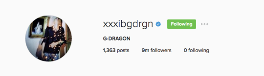 g-dragon instagrm
