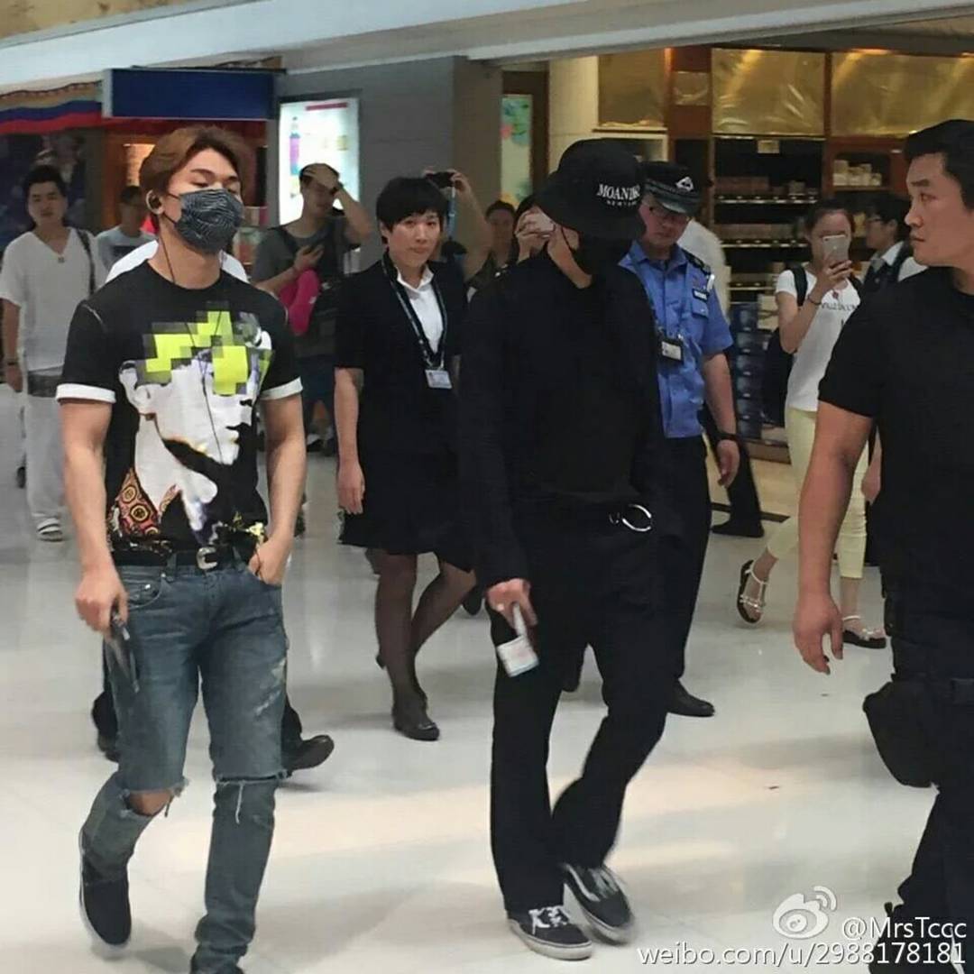 BIGBANG departure Beijing to Seoul 2016-07-18 (5)