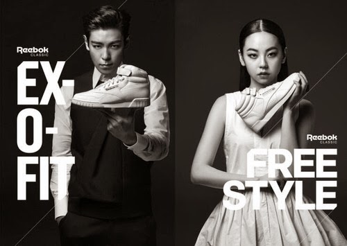 [Photos] TOP and SoHee for Reebok Exo-Fit. Commercial...